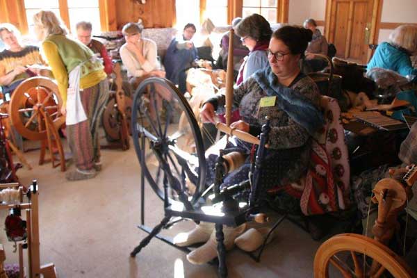 Spinntreffen in Meyers Hausstelle